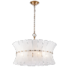 Cylindryczna wieloramienna designerska lampa wisząca żyrandol art deco LANCASTER P04456BR COSMO LIGHT salonowa jadalniana